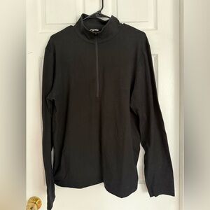 Men's Black Lululemon 1/4 Zip LE Shirt (L)